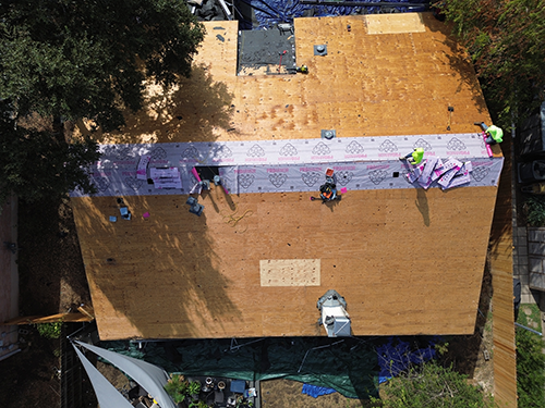 Decking repairs during reroof TexMax Services