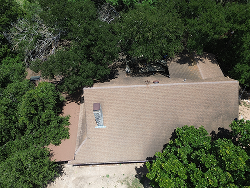 High pitch roof before TexMax Services