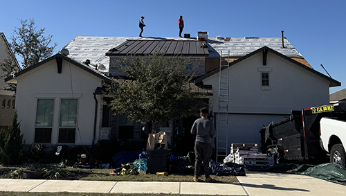 house roof done by TexMax services